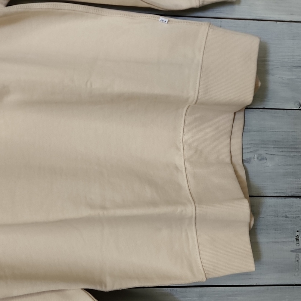 Selected Femme Homme Crew Neck Long Sleeve Sweatshirt Sandshell NWT NEW - Picture 4 of 12